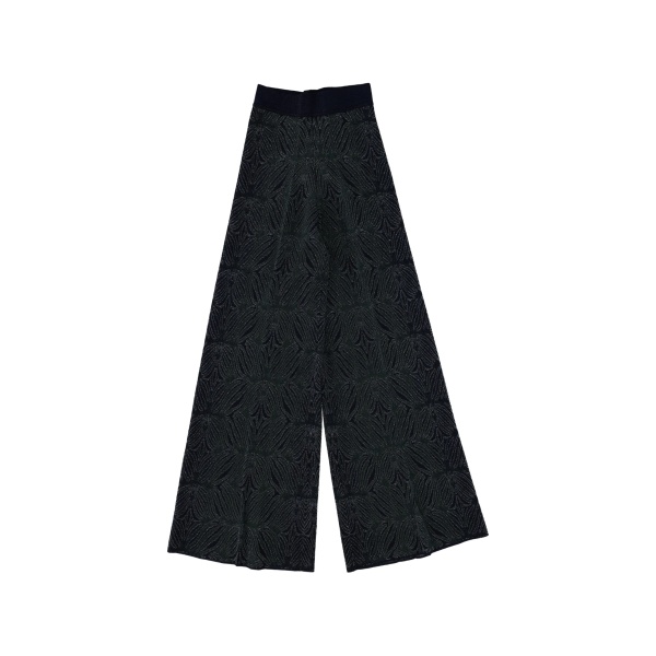 floral wide-leg trousers