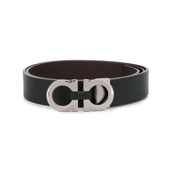 Gancini silver-tone hardware belt