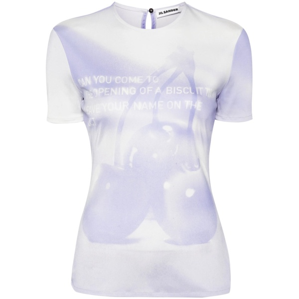 graphic-print jersey T-shirt
