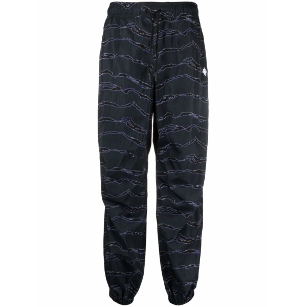 graphic-print track pants