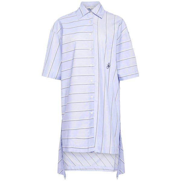 high-low hem shirt dress