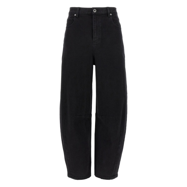 high-rise wide-leg jeans