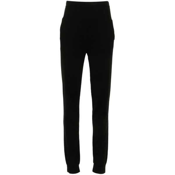 high-waisted cashmere leggings