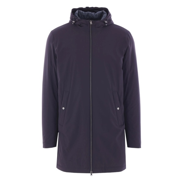 hooded lightweight coat