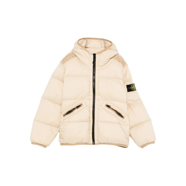 hooded padded jacket
