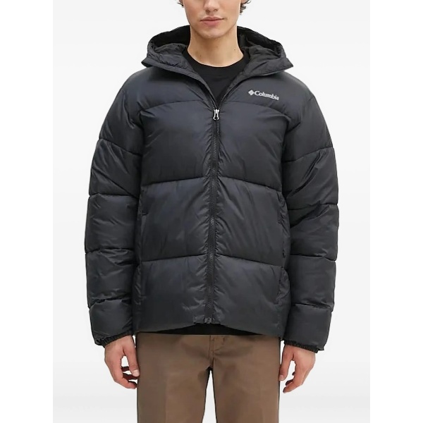 hooded padded jacket
