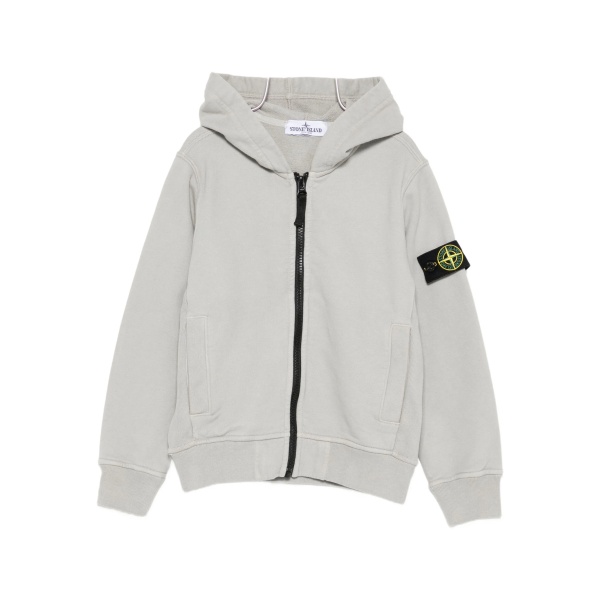 hooded zip-up sweatshirt