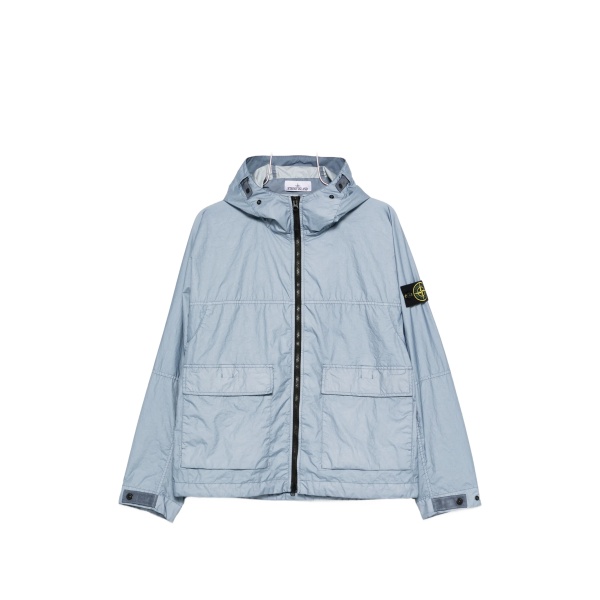 hooded zipped jacket