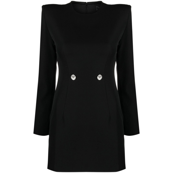 Hourglass grain-de-poudre minidress
