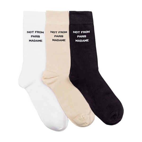 intarsia-knit socks (pack of three)