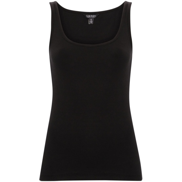 Kelly fine-ribbed tank top