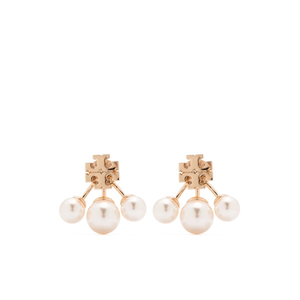Kira pearl front-back earrings