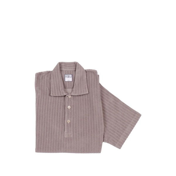 knitted polo shirt