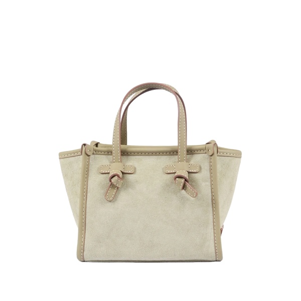 knot-detail leather shoulder bag