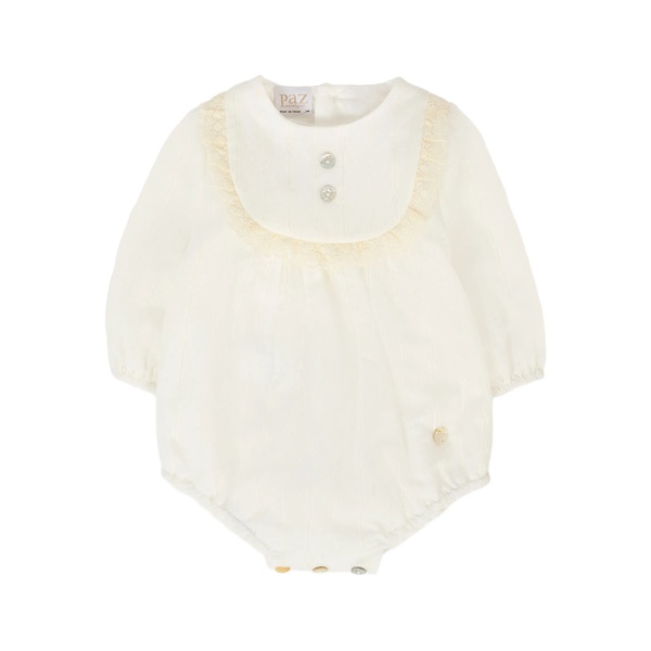 lace-trimmed cotton bodysuit
