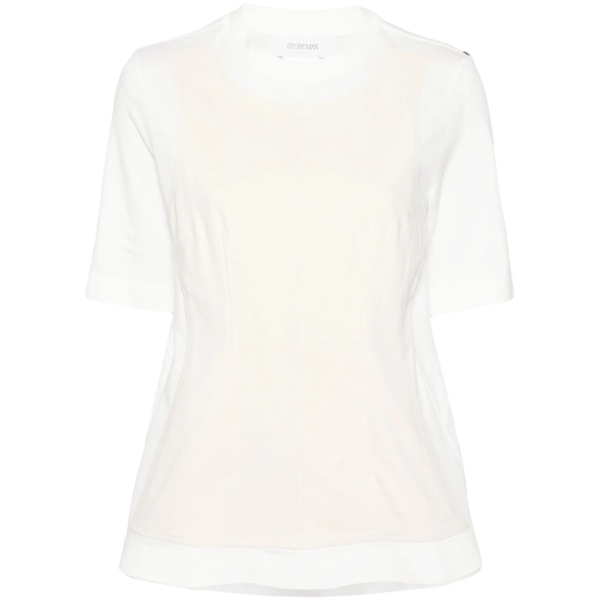 layered-effect T-shirt