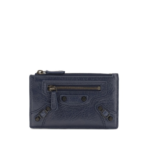 Le City studded zipped card holder