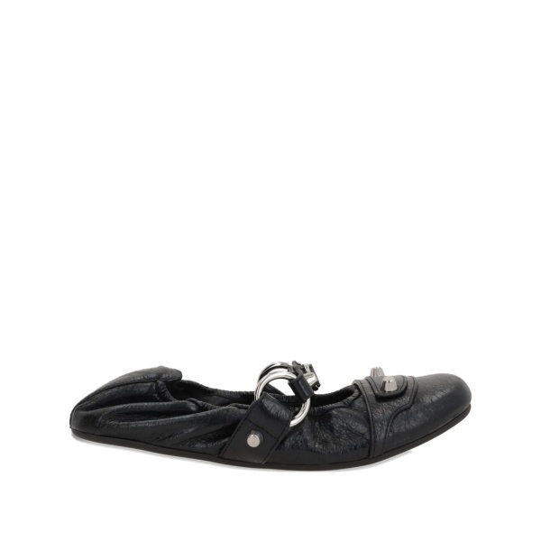 leather ballerina shoes