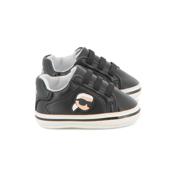 leather lace-up sneakers