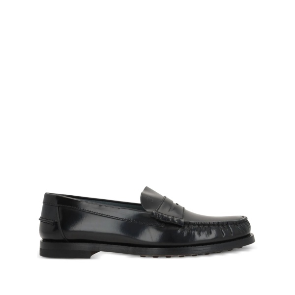 leather penny loafers