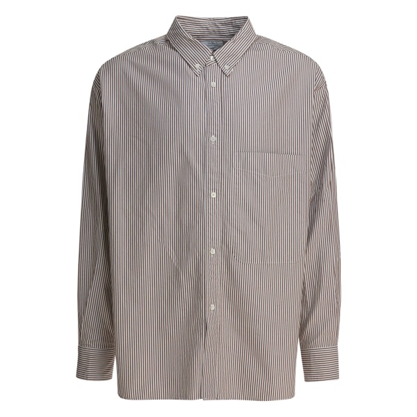 Lisa striped chest-pocket shirt
