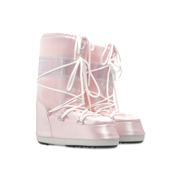 logo-band lace-up boots