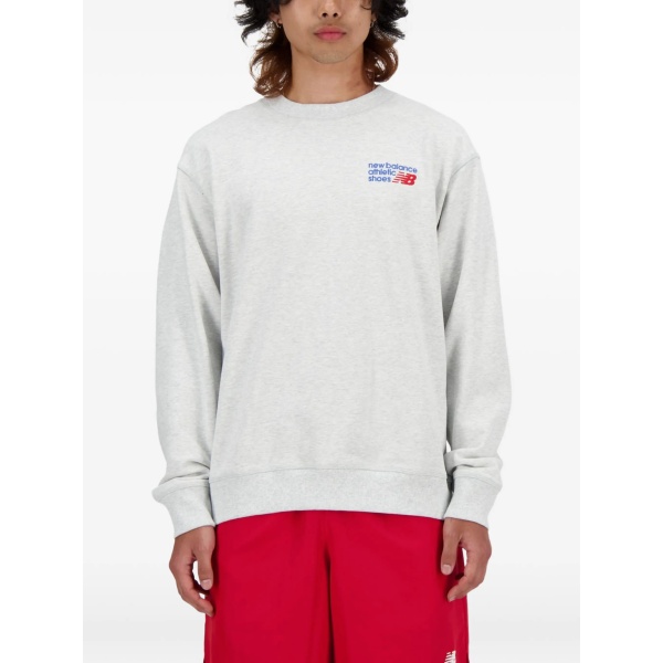 logo-detail crew-neck sweatshirt