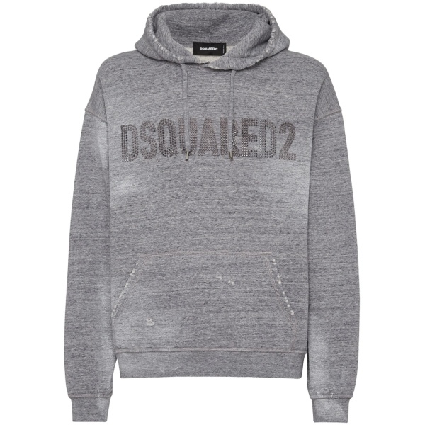logo-embellished hoodie