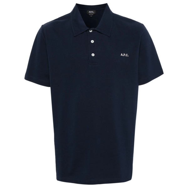logo-embroidered cotton polo shirt