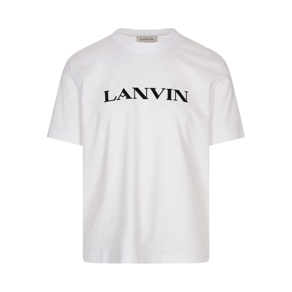 logo-embroidered cotton T-shirt