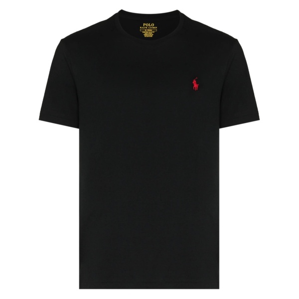 logo-embroidered cotton T-shirt