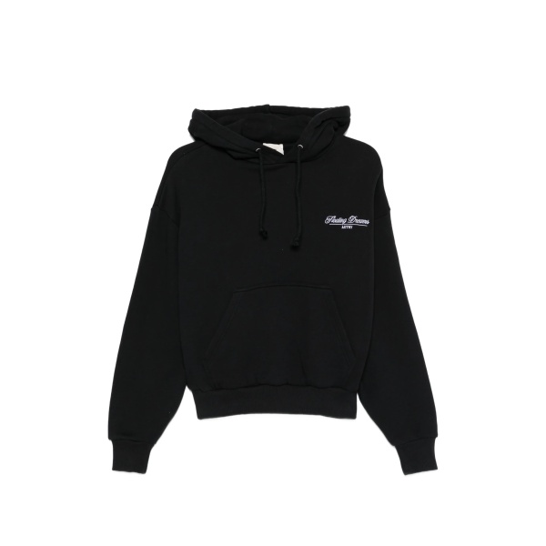 logo-embroidered hoodie