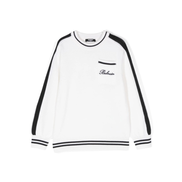 logo-embroidered jumper