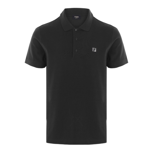 logo-embroidered polo shirt