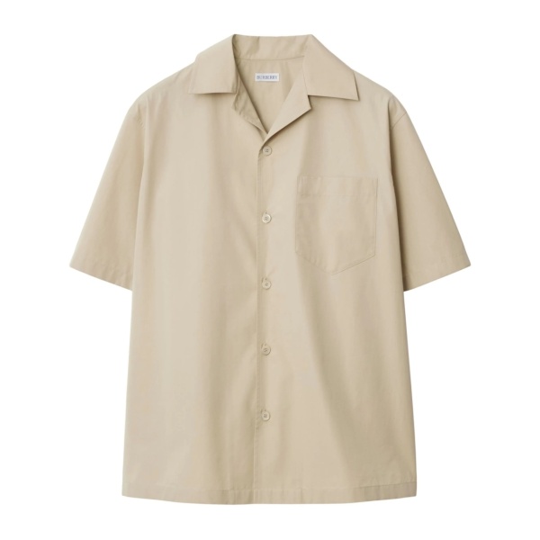 logo-embroidered shirt