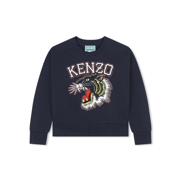 logo-embroidered sweatshirt