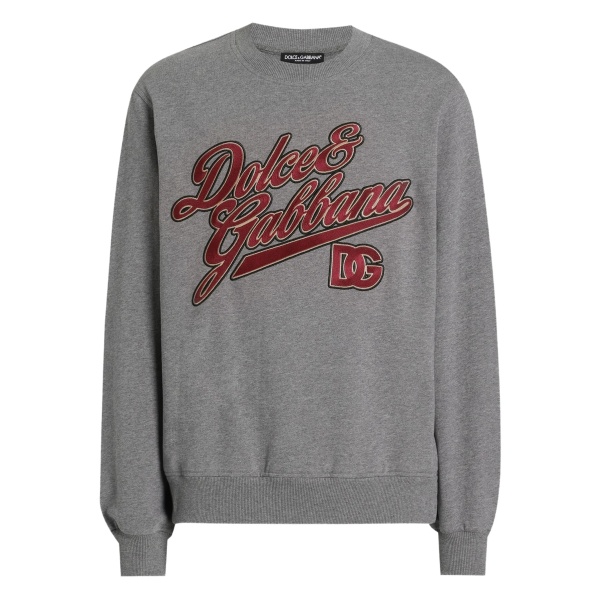 logo-embroidered sweatshirt
