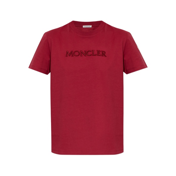 logo-embroidered T-shirt