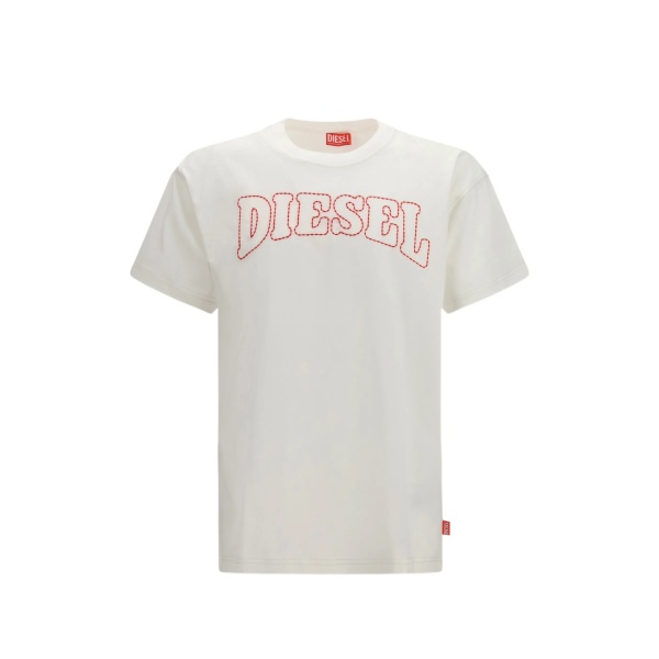 logo-embroidered T-shirt