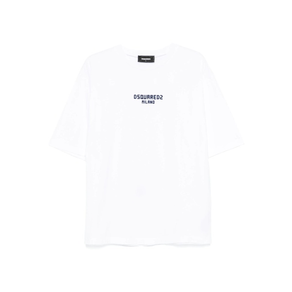 logo-embroidered T-shirt