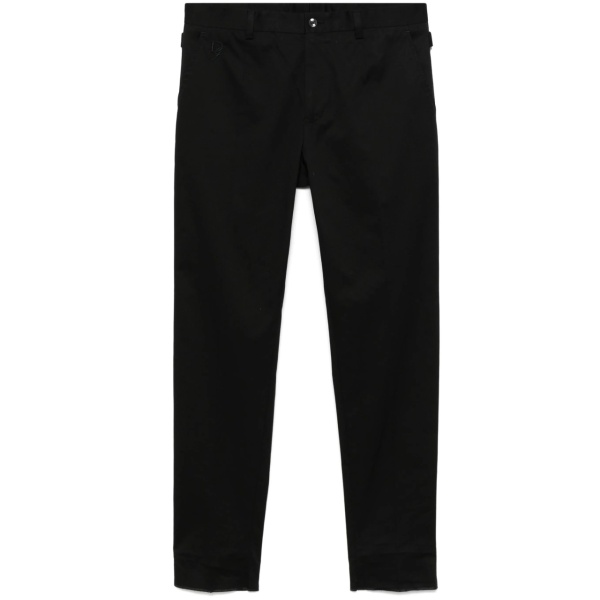 logo-embroidered trousers