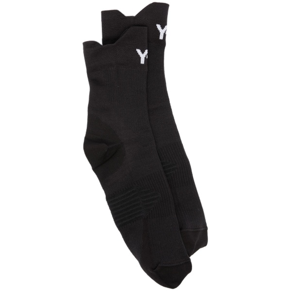 logo-intarsia ribbed socks