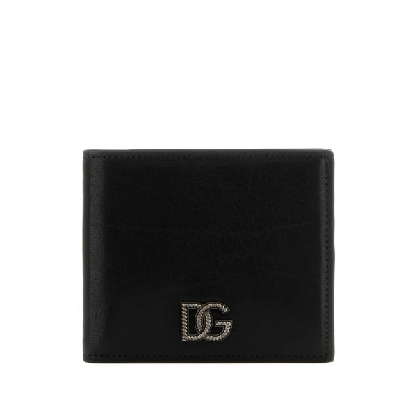 logo leather wallet