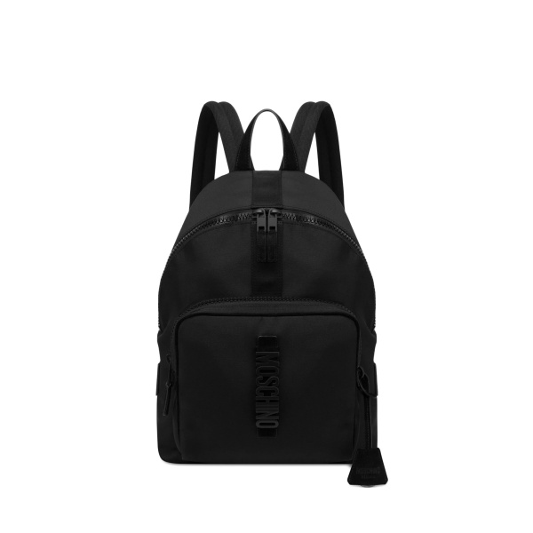 logo lettering backpack