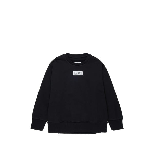 logo-patch cotton sweatshirt
