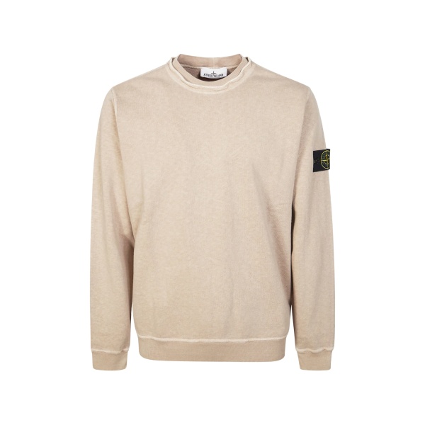 logo-patch crew-neck sweatshirt