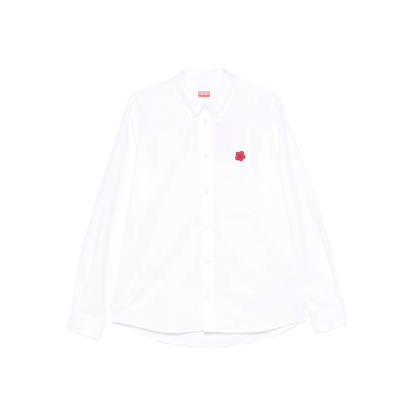 logo-patch shirt