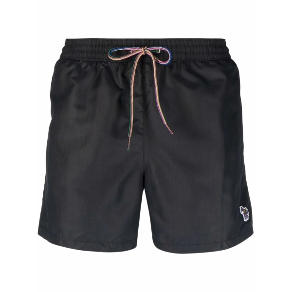 logo-patch swim shorts