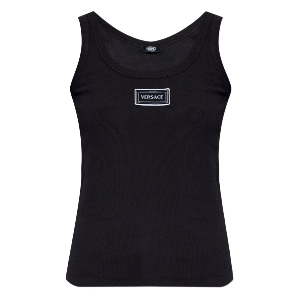 logo-patch tank top