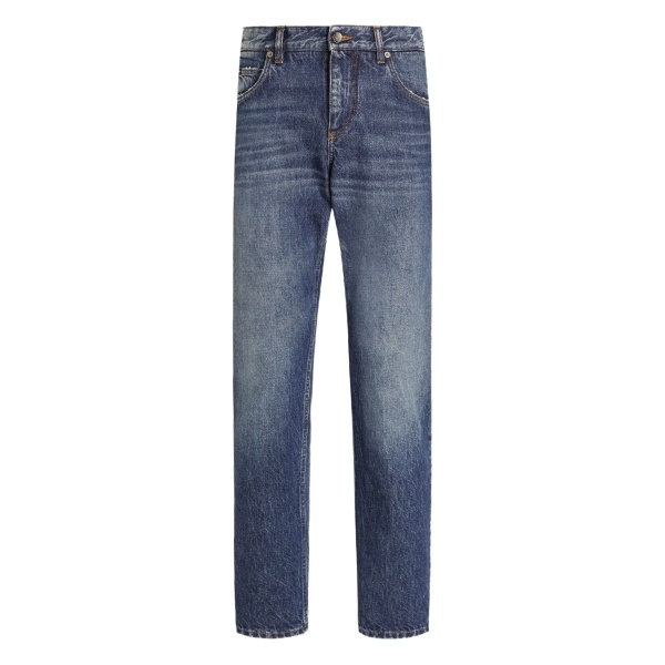 logo-plaque jeans